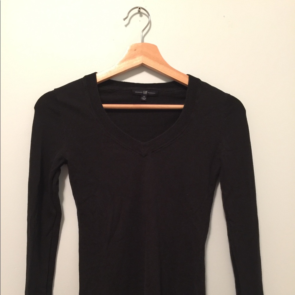 black ||  long sleeve  ||  cotton & wool